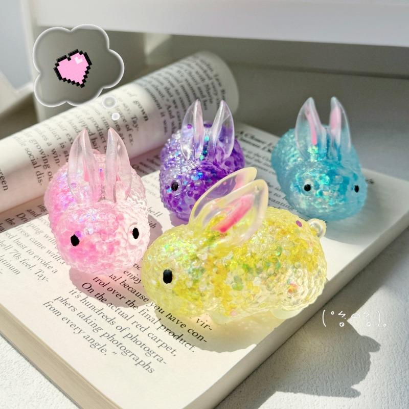 Colorful Bunny Malt Sugar Squeeze Toy Stress Relief Creative Animal Toy