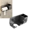 Hair Dryer Holder Wall Mounted Stable Saving Space Blow Dryer Hanger Waterproof Rustproof Plastic Blow Dryer Holder