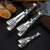 {Summer2} 9/12/14" Non Slip Stainless Steel Food Tongs Meat Salad Bread Clip Barbecue Grill Buffet Clamp Kitchen Cooking Tools