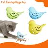 New Cat Food Dispenser Toy, Food-Grade Bird, Interactive Stress-Relief Pet Toy for Chewing and Hiding Treats