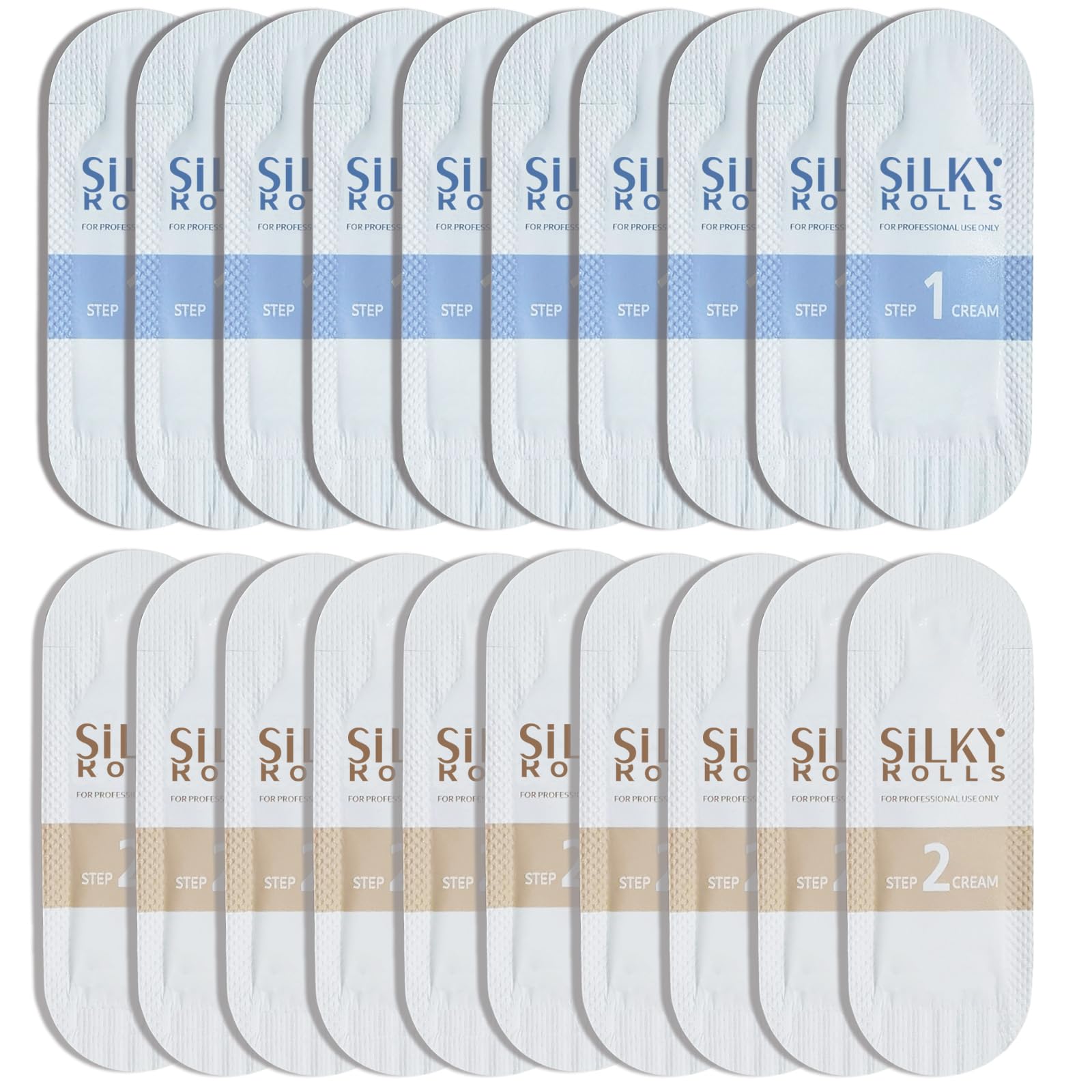 

Набор для завивки накладных ресниц SILKY ROLLS, 10 штук в упаковке (ШАГ1/ШАГ2)