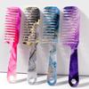 Wide Tooth Comb Detangler Hair Comb Printed Hair Styling Comb Curly Comb Hair Brush Comb Hairdressing Combs