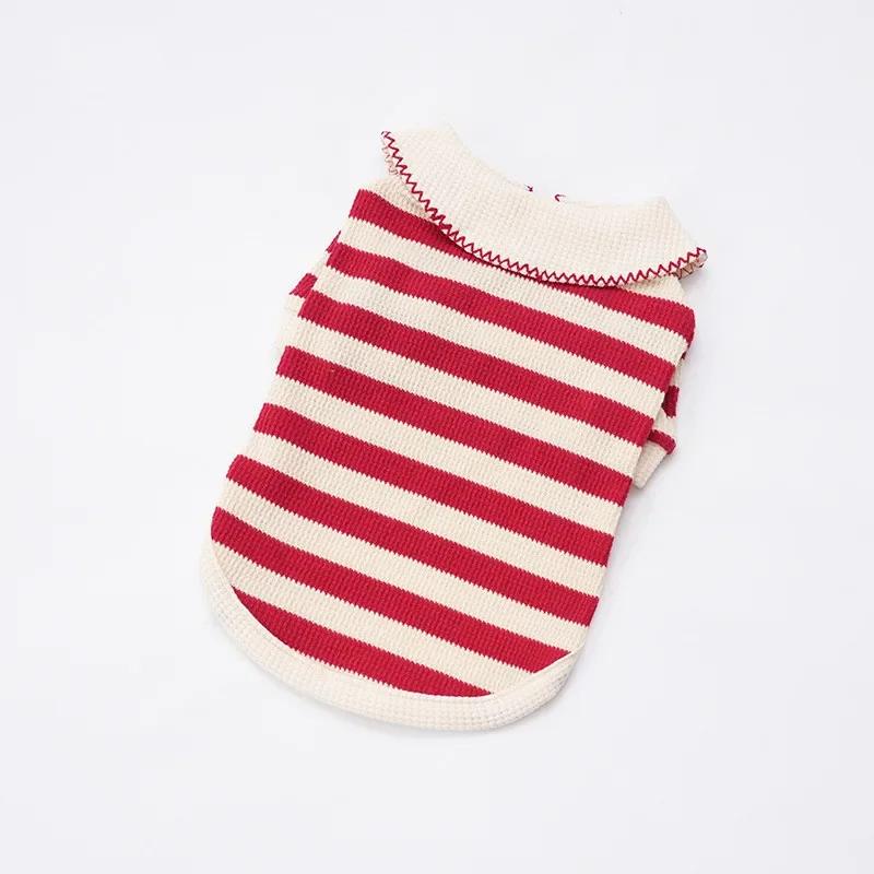 

Осенняя Зимняя Футболка для Собаки Щенка Маленькой Собаки Одежда Футболка Йоркширский Терьер Померанский Шпиц Мальтийская Болонка Ши-тцу Пудель Бишон Фризе Одежда для Питомца S красный