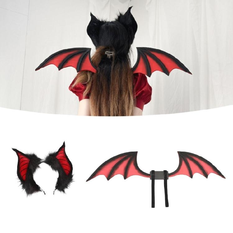 Trendy Bat Beast Ears Headbands Lovely Bat Headbands Children Hair Hoop for Music Festivals And Make Up Occasion