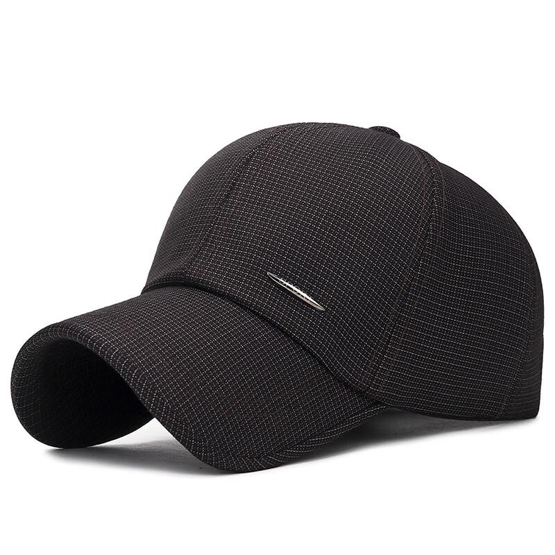 ZHENYUEQI Plaid Casual Sport Baseball Cap Adjustable