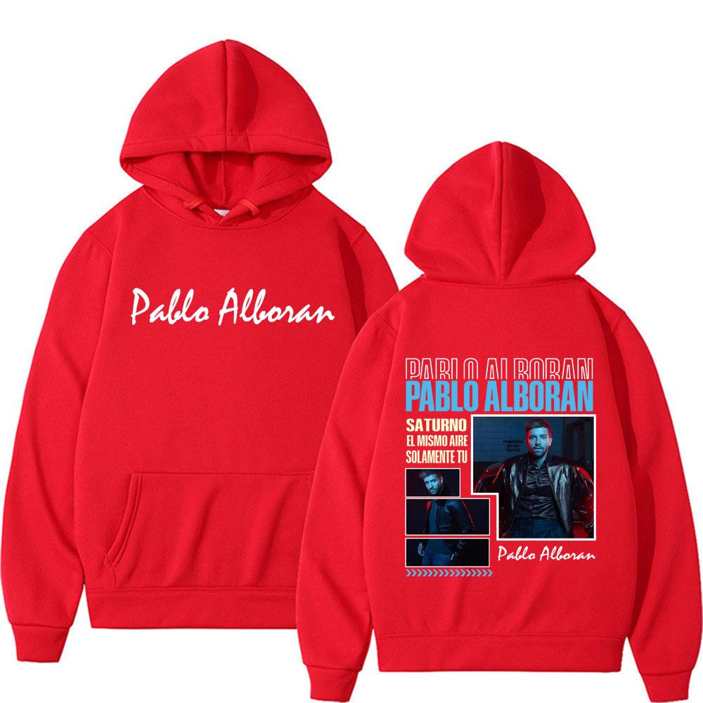 Pablo Alborán Global Tour Cover Hoodies Men's Clothing Comfort Trending Tops Pullovers High Street Hip Hop Oversized Sweatshirts