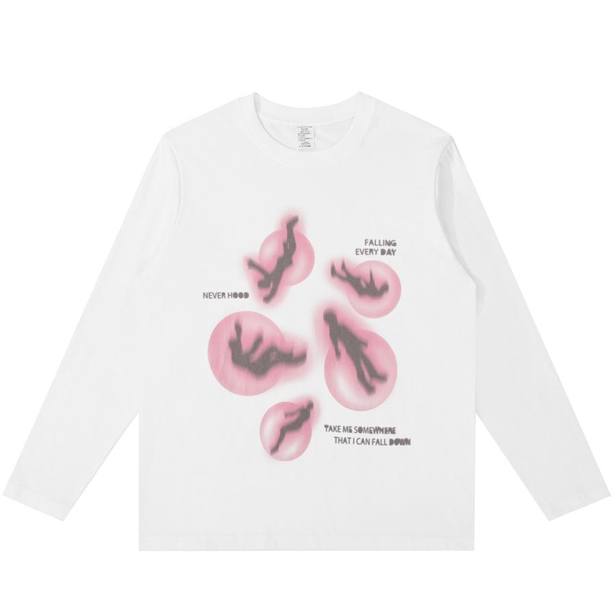 

Уличная футболка с длинным рукавом Human Shadow