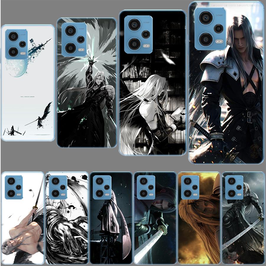Anime FINAL FANTASY 7 BloodyBeni Phone Case For Redmi Note 13 12 14 15 Pro Plus 13R 11 11T 11E 11S 10 Pro 10S 9 9S Cover Cell Cl