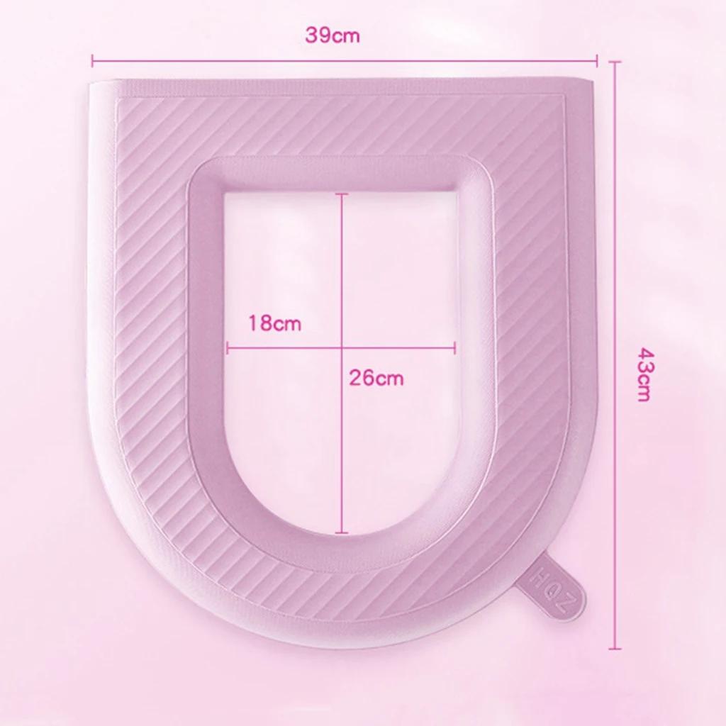 Waterpoof Soft Toilet Seat Cover Cushion Washable Closestool Mat O-shape Toilet Seat Bidet Toilet Cover Pad Bathroom Accessories