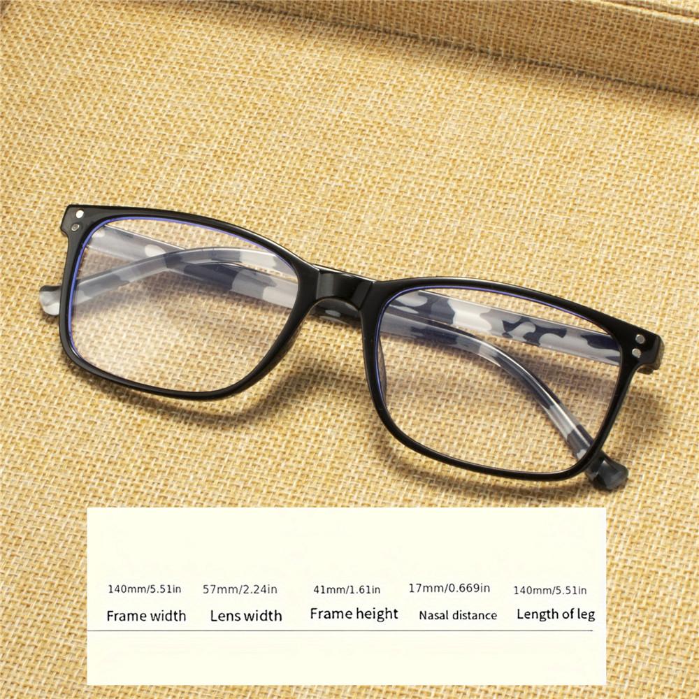2PCS Reading Glasses Lightweight Anti Eyestrain Fashion Computer Presbyopic Glasses For Women Men