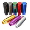 Aluminum Gear Lever Knob for Manual Cars, 8.5 cm Interior Handle with Tapered Form and Grip Line Detail for Use