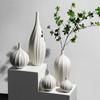 Simple and Creative Simple and Elegant Ceramic Vase Ornaments Dried Flower Arrangement New Chinese Living Room High-end Home Decoration