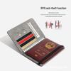 2025 Anti-Theft RFID Passport Holder & Multifunctional Document Bag with Card and Ticket Slots