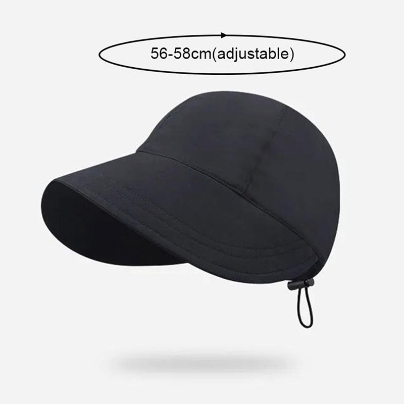 Складная широкополая шляпа от солнца с завязками — фото 11