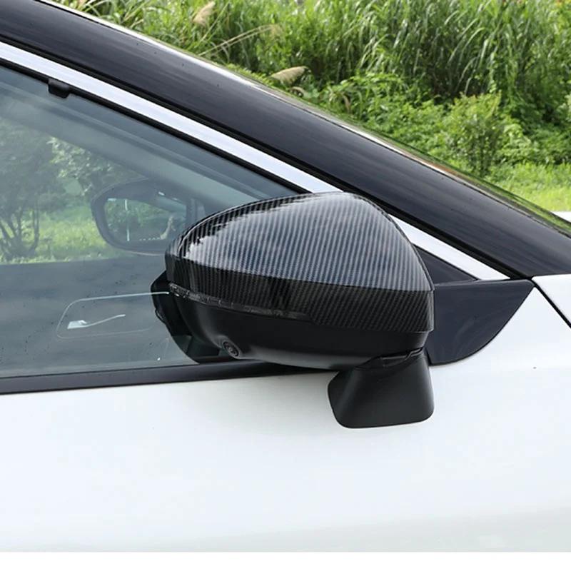 For Nissan Serena e-POWER C28 2024 2025 Side Rear View Mirror Protective Cover Car ABS Carbon Black Trims Styling Accessories