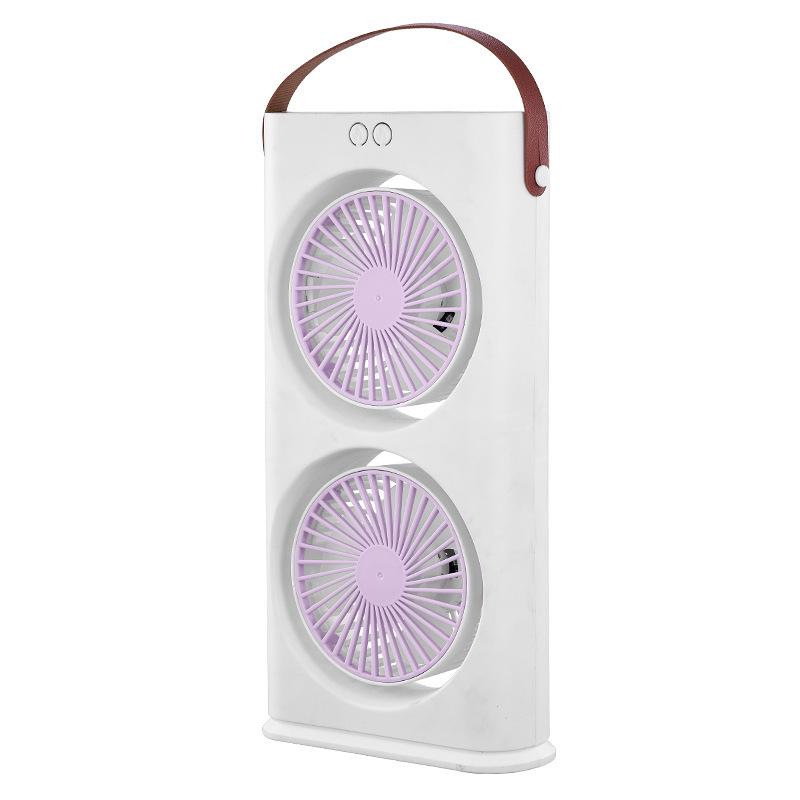 

Desktop Rechargeable Double-Headed Circulating Fan 21 x 6.5 x 32 cm фиолетовый