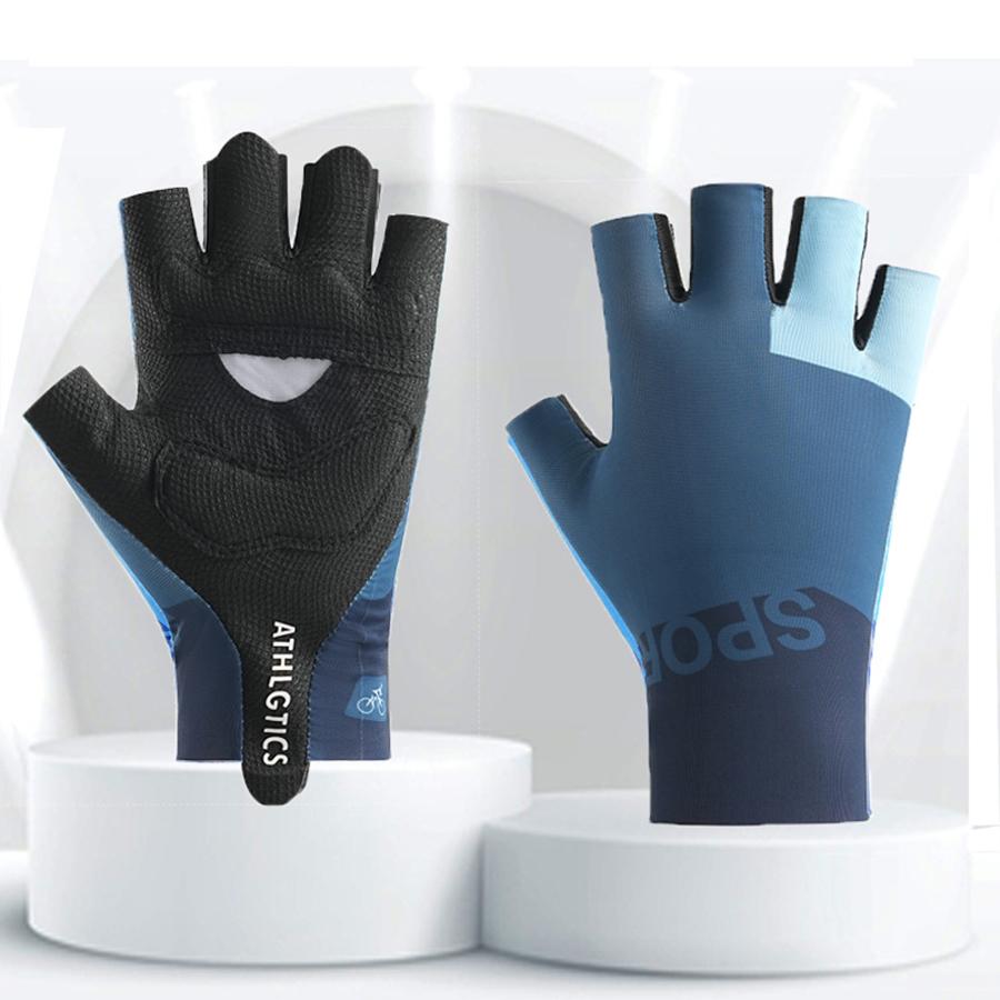 

Велоперчатки с полупальцами для мужчин и женщин, для весенних и летних видов спорта на открытом воздухе, противоскользящие, износостойкие, дышащие рыболовные перчатки XL