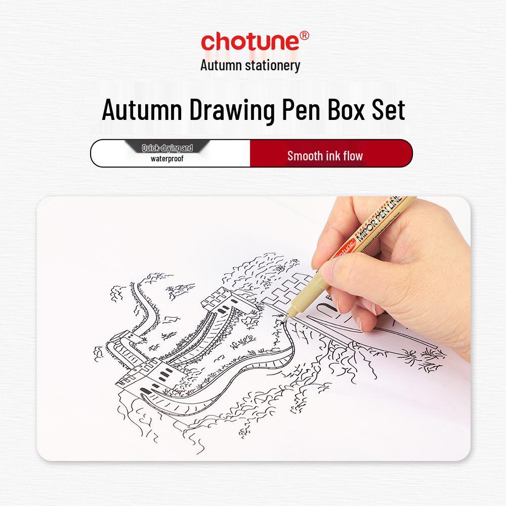 Waterproof Fine Liner Set: Art & Student Sketching Pens