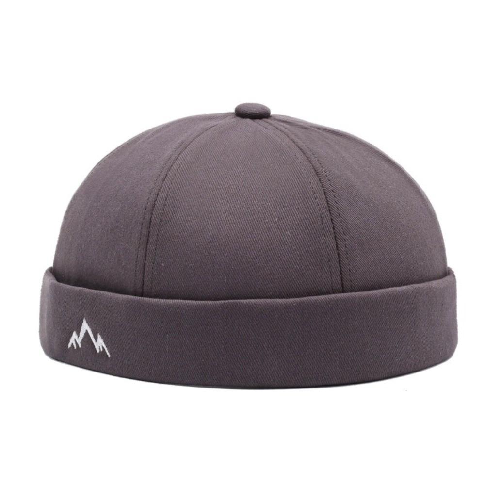 Solid Color Brimless Hat Breathable Hip Hop Hats Fashion Landlord Hat Unisex