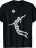 Volleyball Teenie Mädchen Damen Jugend Spieler T-Shirt.jpgGleicher Stil für Damen und Herren Sommer 2025 kurzärmlig bedrucktes T-Shirt rein 220G