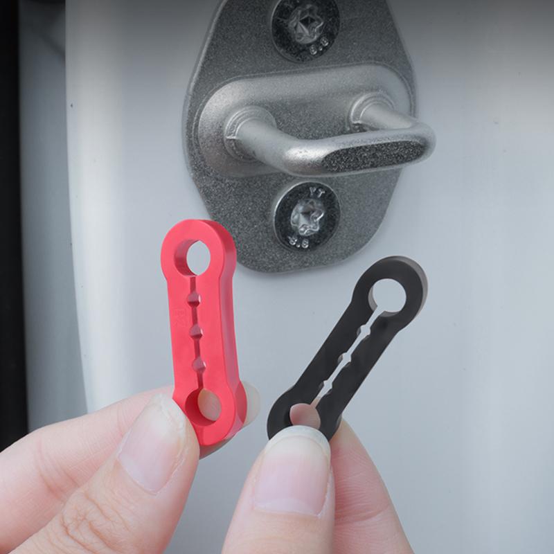 4 Stück Auto Türschloss Stoßdämpfer Pad Silikon Vibrationsdämpfer Stille Dämpfer Puffer Türschloss Schnalle Schutz