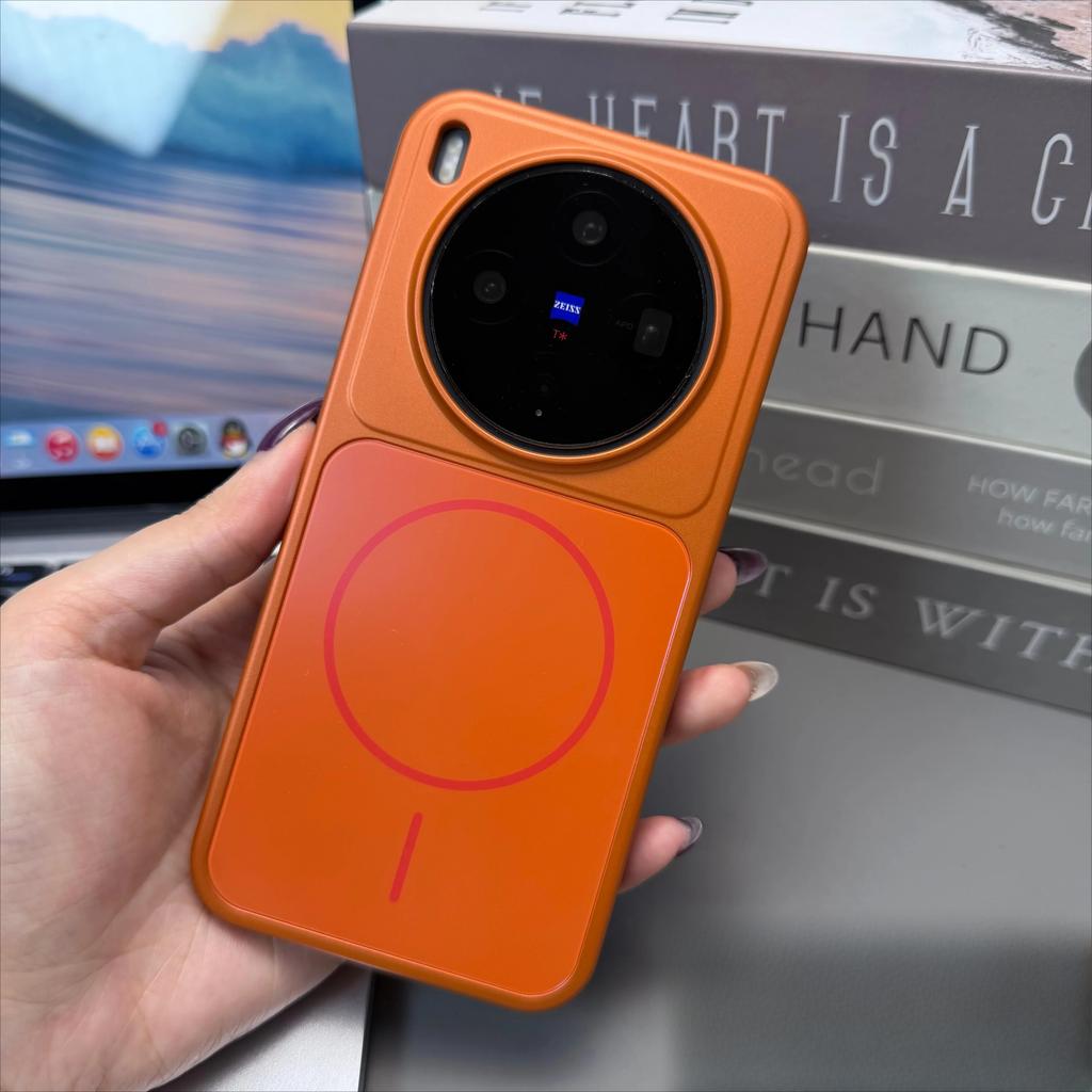 Case For VIVO X300 Ultra X300 Pro X300S Fashionable Matte Glass Skin Feel Anti-slip Magnetic Cover Shockproof Funda