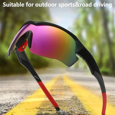 Outdoor Sport Riding Cycling Sunglasses UV400 Mountain for MTB Bike Bicycle Glasses Men Women Hiking Running Windproof