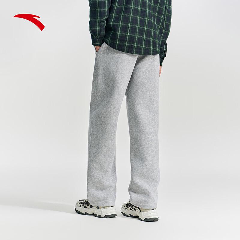 Anta Men's American-Style Loose-Fit Straight Leg Knit Casual Pants