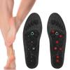 2pcs Unisex Insoles Sports Breathable Comfort Shock Absorbing Foot Sole Foot Pad Black M 40‑43