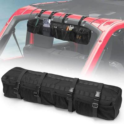 Bolsa Organizadora de Almacenamiento para Barra Antivuelco para Jeep Wrangler LJ TJ JK JL Gladiator JT Multi-Bolsillos y Organizadores y Soporte para Juegos de Herramientas