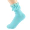 Vintage Ruffle Frilly Boat Socks Socks Ankle Socks Short Sock