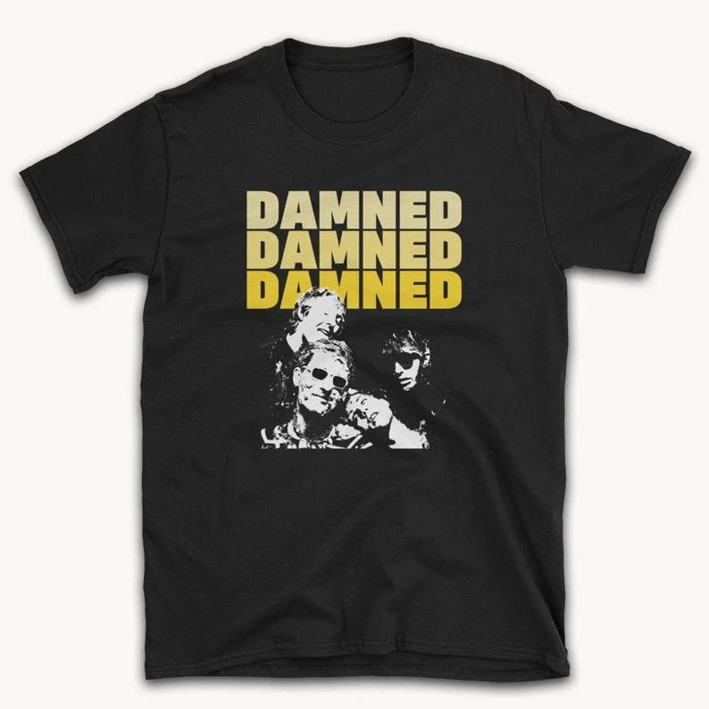 The Damned Punk Goth Rock Horror Band Graphic Unisex T Shirt Tee Top M