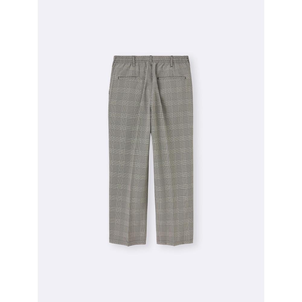 Gu Wide Slacks  Check   Standard Length 69.5 73.5cm 