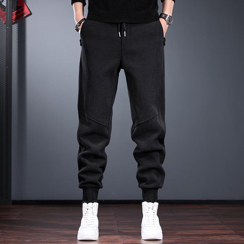 Jereno Men s Corduroy Drawstring Casual Pants XL