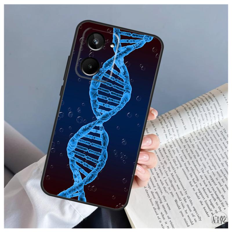 Science DNA Biology For Realme C71 C55 C75 C67 C63 C51 C61 C53 C35 C65 11 12 13 14 15 Pro Plus GT6 GT7 Pro Case