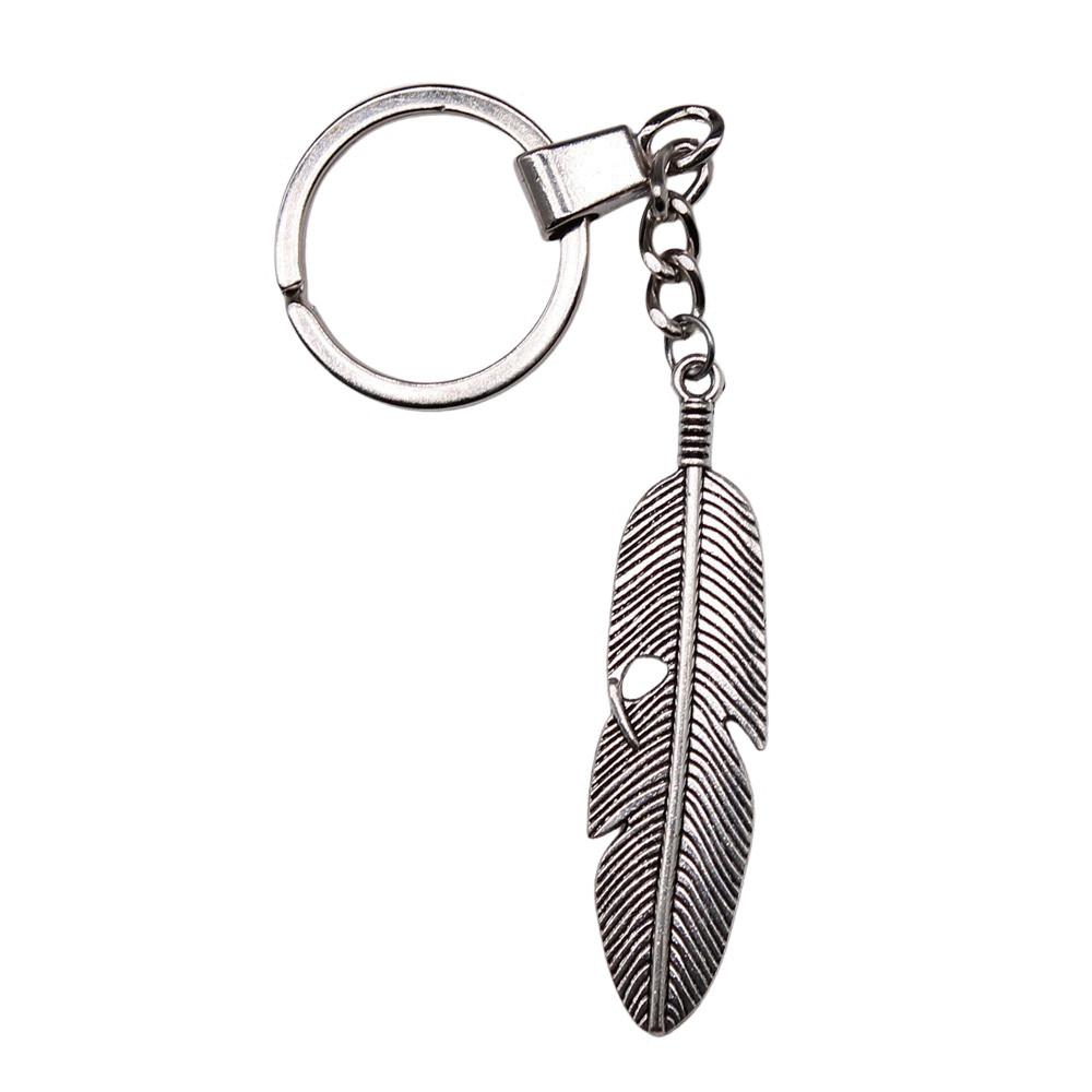 Filigree Angel Pendant Keychain Religious Spiritual Key Holder 30mm Ring
