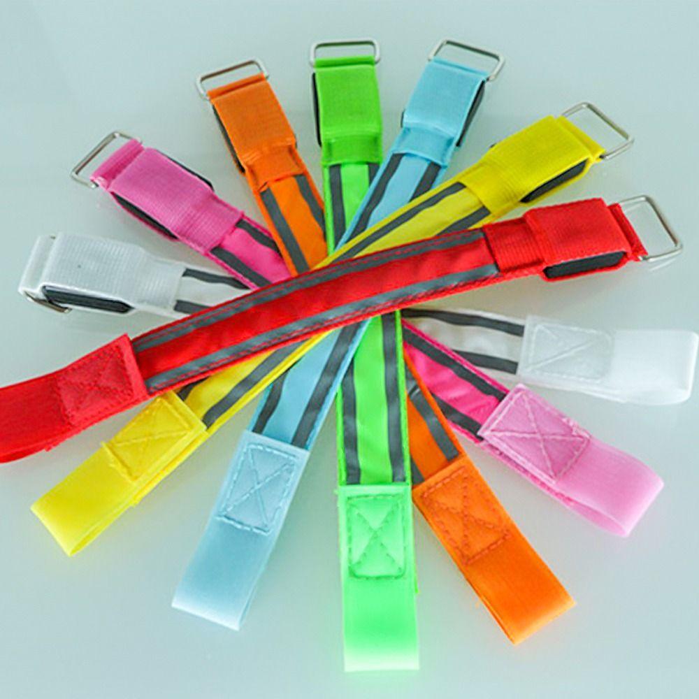 Strap Safety Reflective Belt Battery Luminous Armband Night Running Armband LED Luminous Bracelet