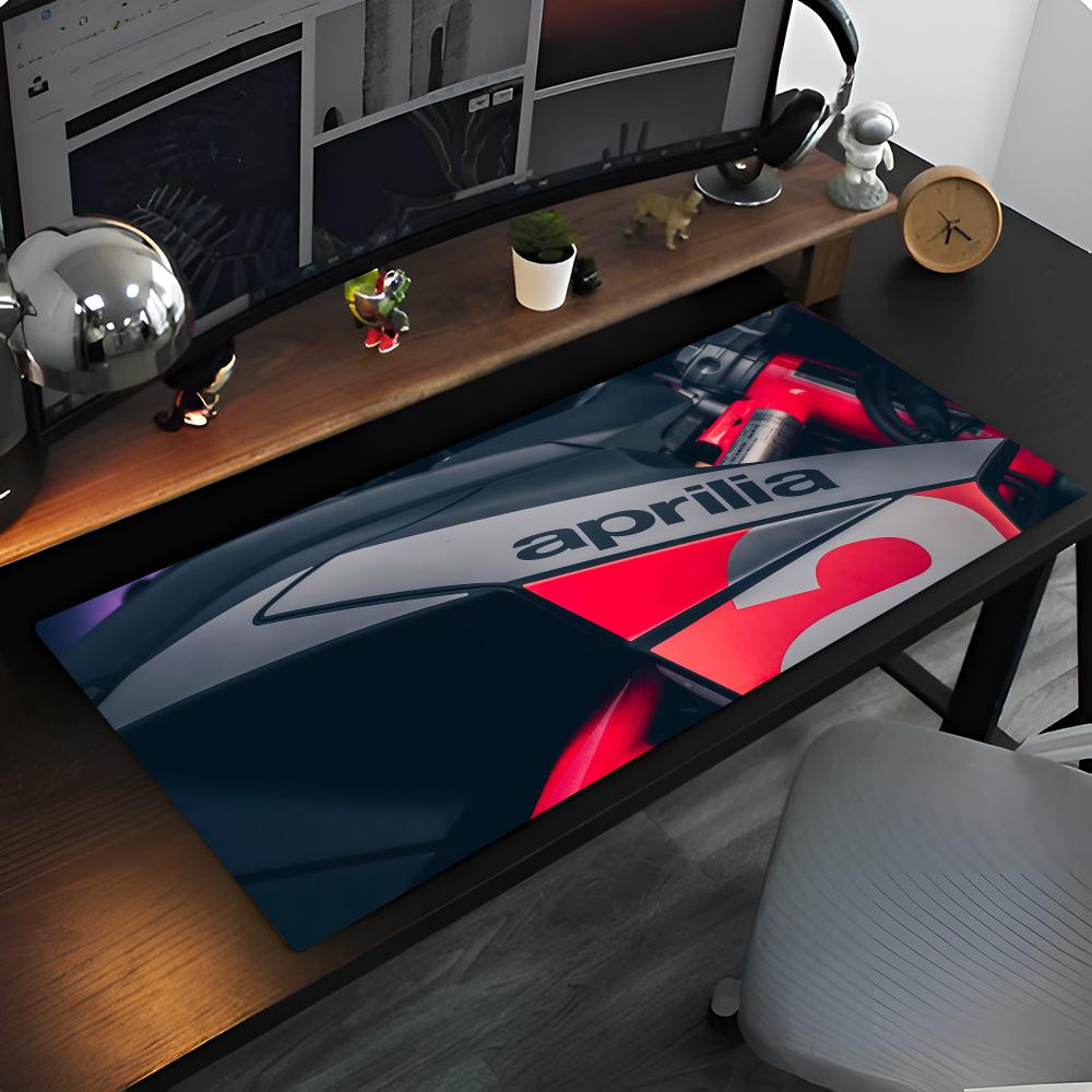 

M-Motorcycle Logo A-Aprilia Mouse Pad Anime game mause pads cs lol XXL Home HD Computer Desk Mats Carpet Gamer Office Laptop Sof 600x300x2mm