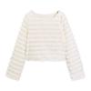IEF Women's Sequin Knitted Long Sleeve Top