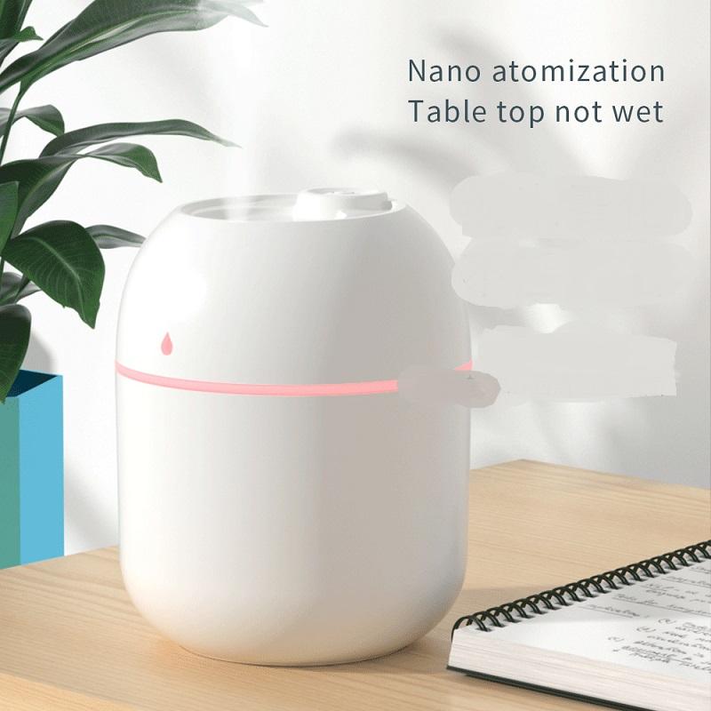 220 ml Luftbefeuchter Mini Ultraschall Usb Ätherisches Öl Diffusor Auto Reiniger Aroma Anion Nebel Maker Für Home Auto Led nacht Lampe