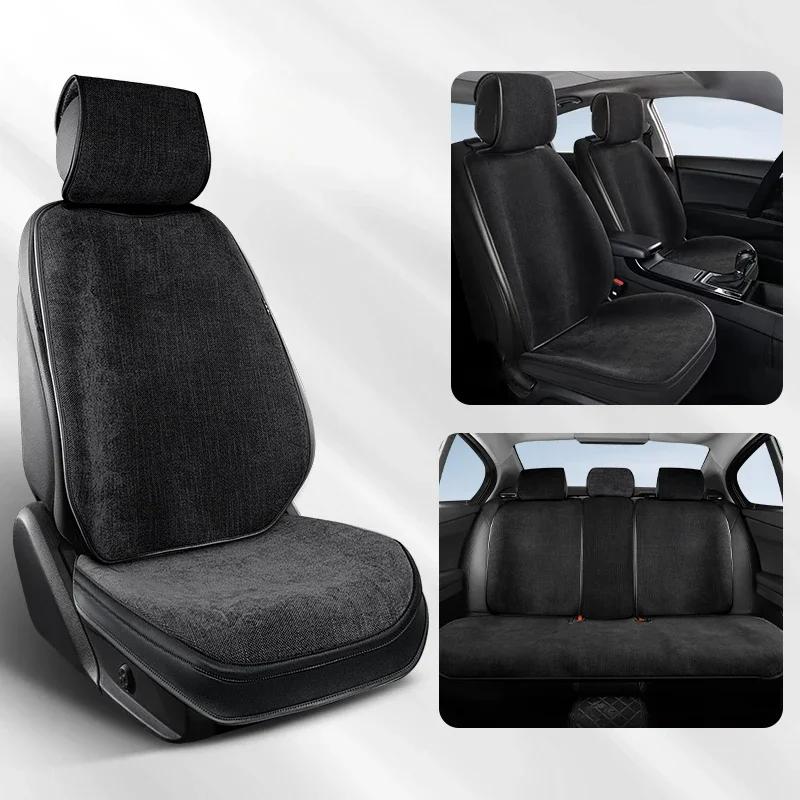 Universal Car Seat Cover Four Season Auto Flax Breathable Seat Covers for Car Seats Cover Protection Cars Accessories