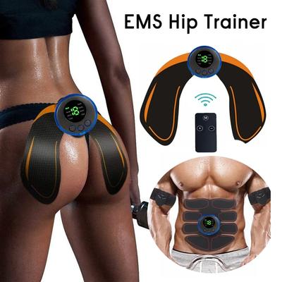Fitness Electric Muscle Stimulator EMS Wireless Buttocks Hip Trainer Abdominal ABS Stimulator Body Slimming Massager