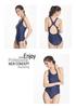 Banff Women's Quick-Drying Water-Repellent Sharkskin-Style Sport Thong Bodysuit