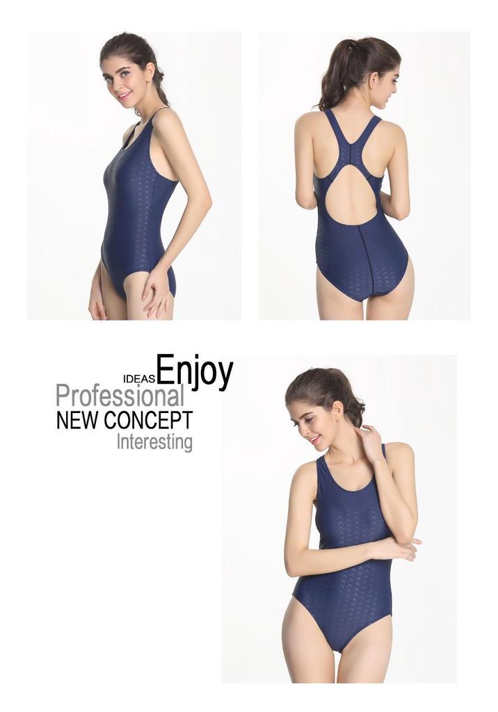 Banff Women's Quick-Drying Water-Repellent Sharkskin-Style Sport Thong Bodysuit
