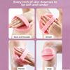 1PCSoft Silicone Bath Brush, Dual Sided Body & Scalp Exfoliating Scrubber, Gentle Massage Brush For Adults Kids Shower Cleansing
