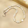 Noter Elegant Fashion Choker Necklace For Women Adjustable Imitation Pearl Beaded Neck Accessory Vacation Versatile Jewelry