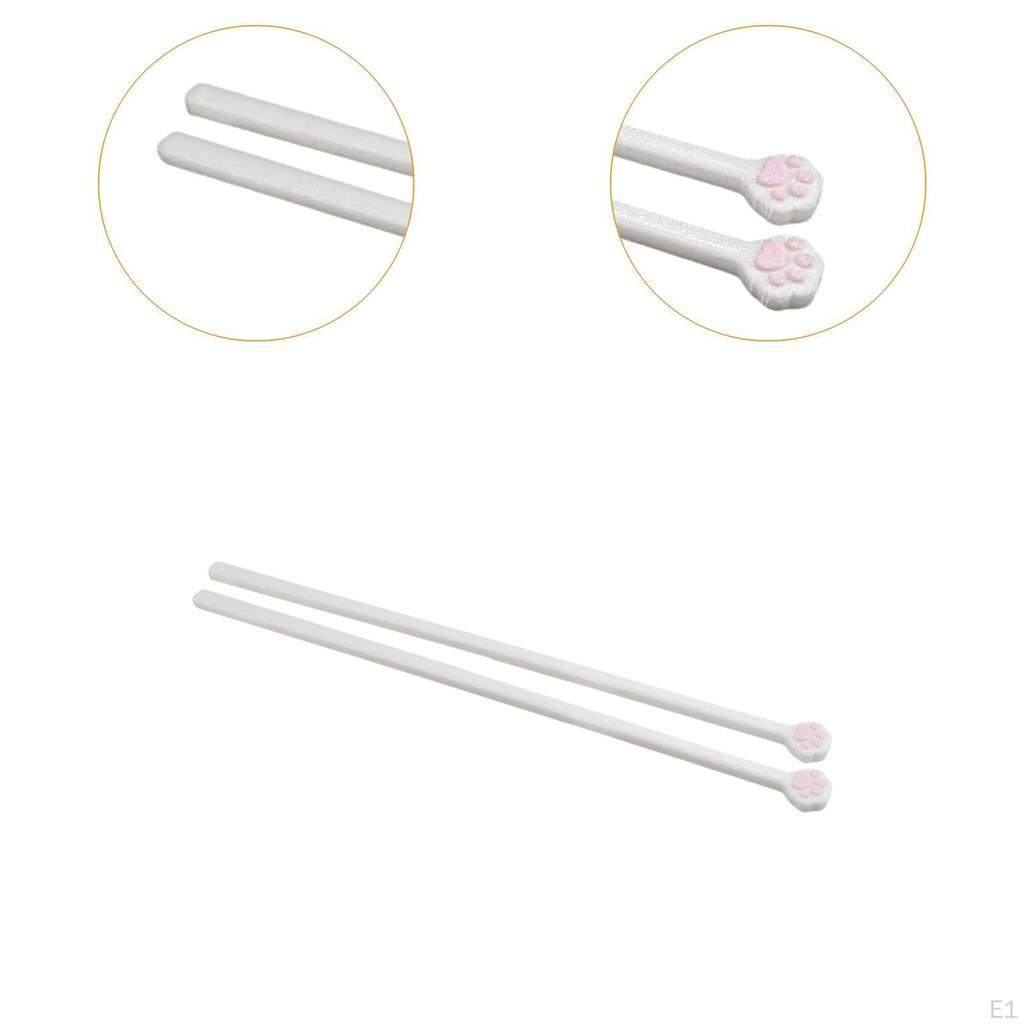 Cat Paw Chopsticks, Adorable Tableware Unique Lightweight Chop Sticks Non Slip Grip for Kids Adults