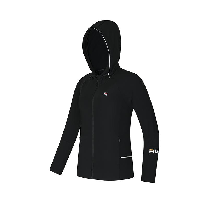 

New FILA Jackets & Coats Women s Jet Black A51W523501F-BK M(165/84A)