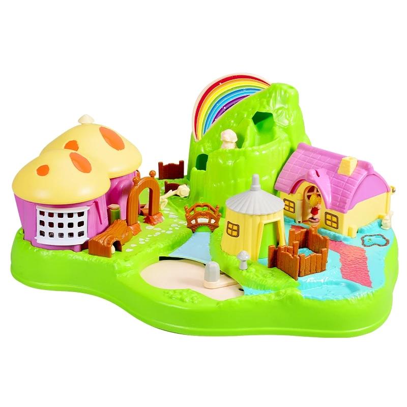 Creative Children Board Games Music Mushroom House Table Cosplay  Party Interactive Desktop Games Toys With Lights Gift for Kids