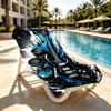 Fender Print Beach Towel Design, Soft, Lightweight. for Home Bathroom, Spa, Pool, Yoga, Surfing, Camping, Gift for Family, Friend